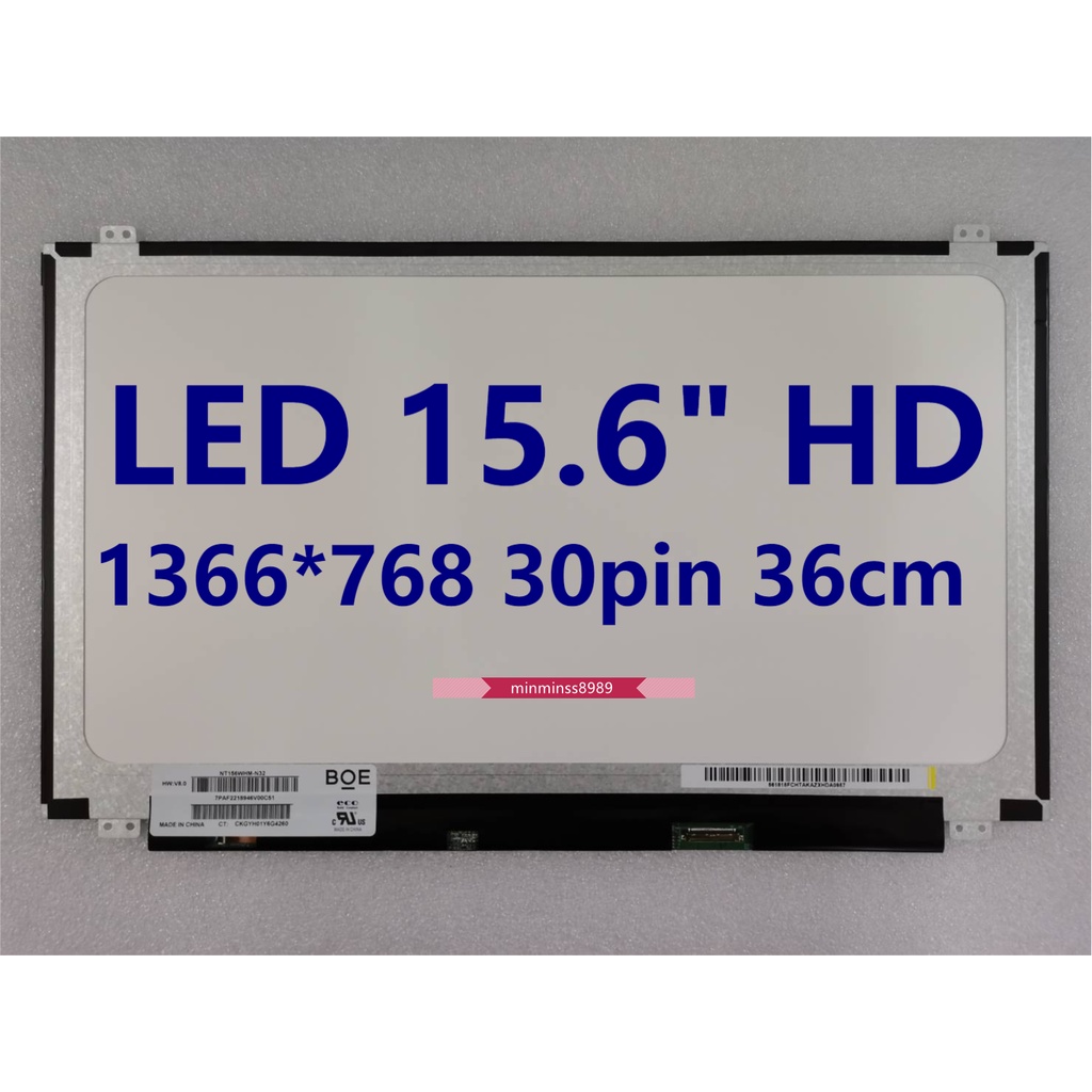 จอโน๊ตบุ๊ค NOTEBOOK  LED15.6 SLIM 30pin HD 1366*768 หูบนล่าง(N156BGA-EA2 REV.C1)(NT156WHM-N32 V8.0(สินค้าพร้อมส่ง)) #5