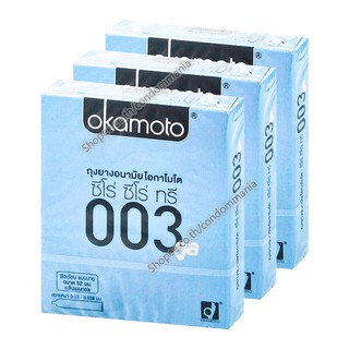 ถุงยางอนามัย Okamoto 003 Cool 3 กล่อง (6 ชิ้น)