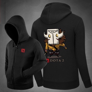 Yttq เสื้อฮู้ดดี้ พิมพ์ลายโลโก้ Dota 2 Jugg One Piece น่ารัก มีซิป สําหรับผู้ชาย เพื่อน XQ