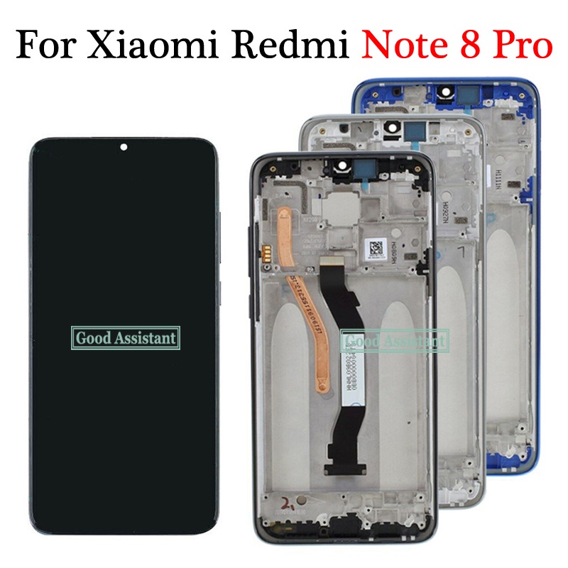 Black/Silver/Blue/Green For Redmi Note 8 Pro Note8 Pro LCD Display Touch Screen Digitizer Assembly R