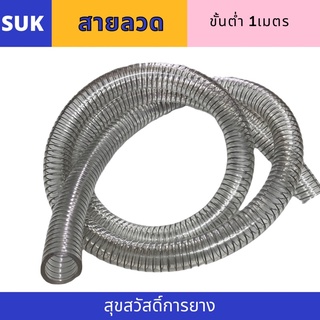 สายพลาสติกใส เสริมใยลวด