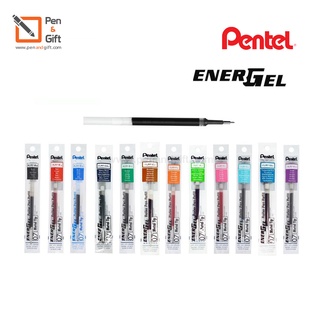 ไส้ปากกาหมึกเจล Pentel Energel ขนาด 0.5 mm LRN5 Needle ใช้กับปากกา Pentel Energel ทุกรุ่น มีให้เลือก 12 สี