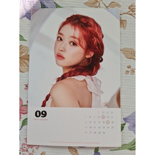 [พร้อมส่ง] โปสการ์ด หน้าปฏิทินพับ ยูนอา จีโฮ YoonA Jiho Oh My Girl 2021 Seasons Greetings Accordian Calendar