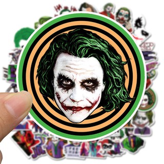 สติ๊กเกอร์โจ๊กเกอร์ joker sticker สติ๊กเกอร์ โจ๊กเกอร์ ของเล่น ของขวัญ dc comic (4-7 cm/50 ชิ้น)