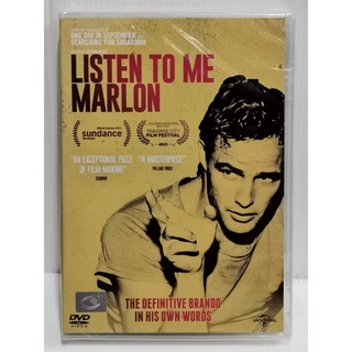 DVD : Listen to Me Marlon (2015) เสียงจริงจากใจ มาร์ลอน แบรนโด " Marlon Brando, Bernardo Bertolucci "