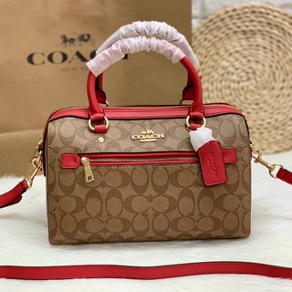 COACH ROWAN SATCHEL IN SIGNATURE ((83607))