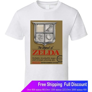 ตำนานแห่งเซลด้าเสื้อยืดผู้ชาย NES Legend Of Zelda T Shirt M White The Legend of Zelda Popular T-shirts