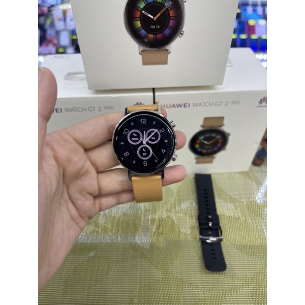 watch GT2 มือ2 สายหนัง สภาพ99มีสายดำแถมยกกล่อง - fish_phone - ThaiPick