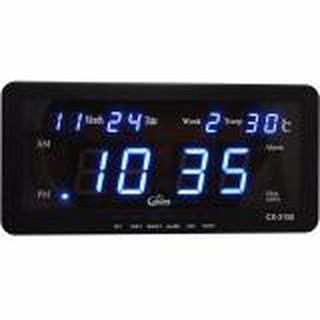 นาฬิกาดิจิตอลLED DIGITAL CLOCKแขวนผนัง/ตั้งโต๊ะ รุ่นCX-2158 ตั้งปลุก บอก วัน /เดือน /สัปดาห์ + เวลา /นาที + อุณหภูมิ