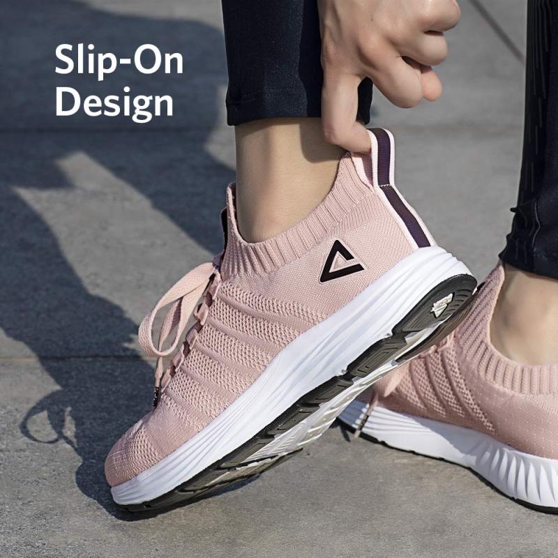 NEW PEAK Women's Lightweight Walking Shoes รองเท้าผ้าใบ แบบสวมใส่สบาย