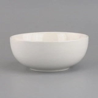 INDRA CERAMIC ชุดชาม ชุบเคลือบขาว เซรามิกเข้าไมโครเวฟได้