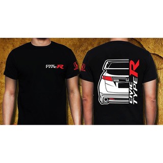 T-Shirtขายดี เสื้อยืดแขนสั้น พิมพ์ลาย HONDA Civic FN2 FN2R TYPE R สําหรับผู้ชาย S-5XL