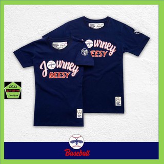 beesy เสื้อคอกลม ชาย หญิง รุ่น Baseball สีกรม