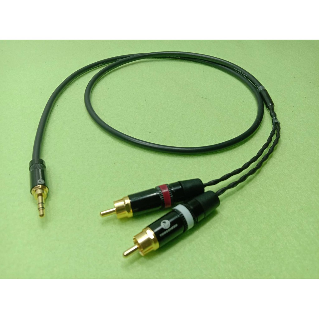 สาย Aux 3.5 to RCA Canare L-4E5AT (MADE IN JAPAN)