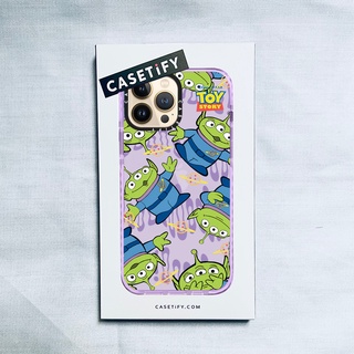 Casetify X Disnep PIXAR Toy STOORY เคสโทรศัพท์มือถือ แบบนิ่ม ลายเอเลี่ยน สีม่วง สําหรับ IPhone 14 13 12 11 Pro MAX Mini XS MAX XR X SE 6 6S 7 8 Plus