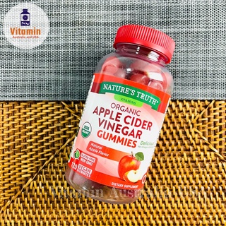 Natures Truth Apple Cider Vinegar Gummies ขนาด 120 เม็ด แอปเปิ้ลไซเดอร์ แบบกัมมี่ จากประเทศอเมริกา ของแท้แน่นอน