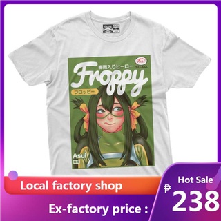 เสื้อยืดเด็กผช - ❤T O A D FROPPY คุณภาพสูงคอกลมคอผ้าฝ้ายแขนสั้น Unisex เสื้อยืดลายลําลองสําหรับผู้ช