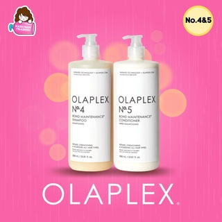 Olaplex Bond Maintenance Shampoo No.4 / Conditioner No.5 ขนาด 1000ml ฉลากไืทย