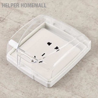 Helper Homemall กล่องซ็อกเก็ตสวิตช์ติดผนัง แบบใส 86 แบบ กันน้ํา สําหรับห้องน้ํา