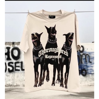 เสื้อยืดใหม่ขนาดเต็มS-5XLเสื้อยืดพิมพ์ลายแฟชั่นวินเทจdog