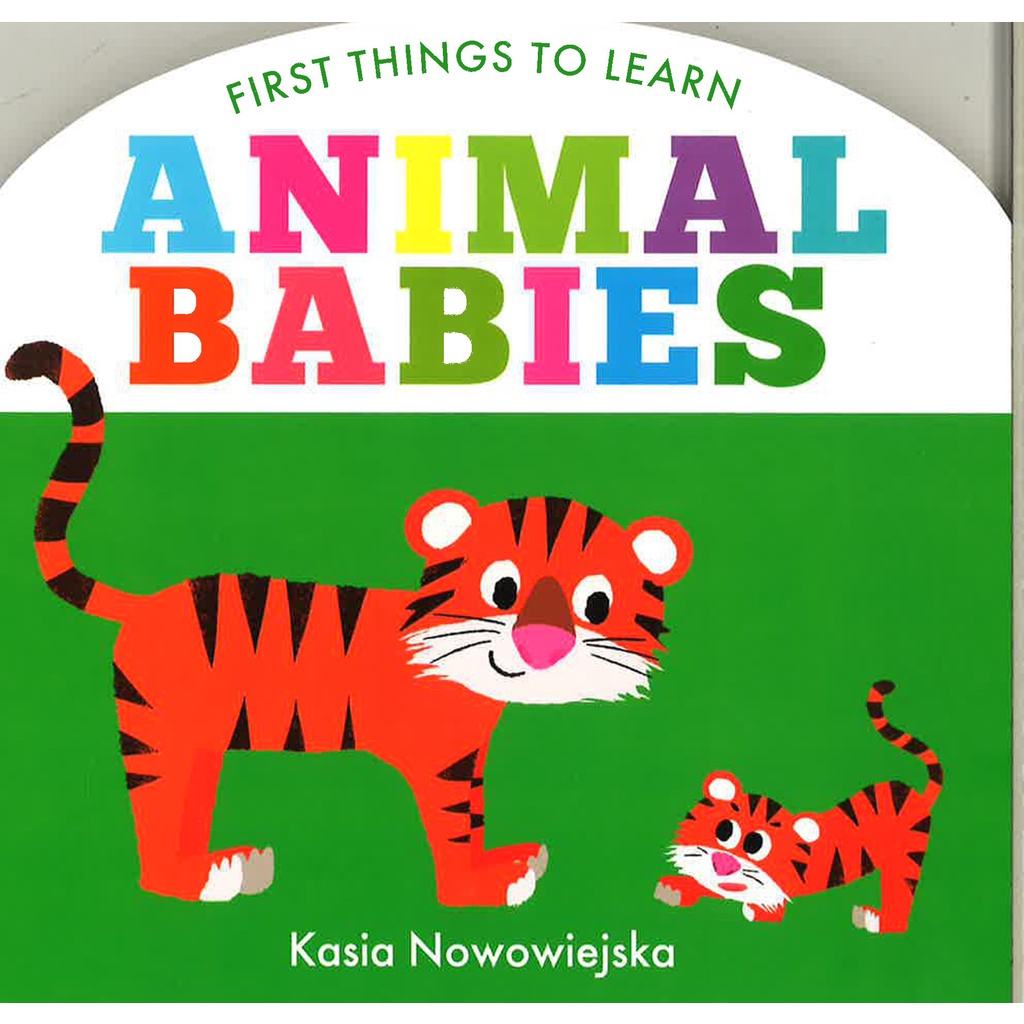 BBW หนังสือเด็ก Curved Books: Animal Babies ISBN: 9781788816205