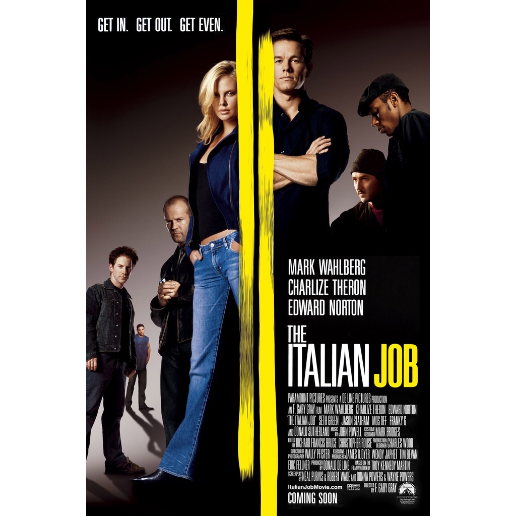 ITALIAN JOB อิตาเลี่ยนจ๊อบ ปล้นซ้อนปล้น พลิกถนนล่า DVD Master พากย์ไทย