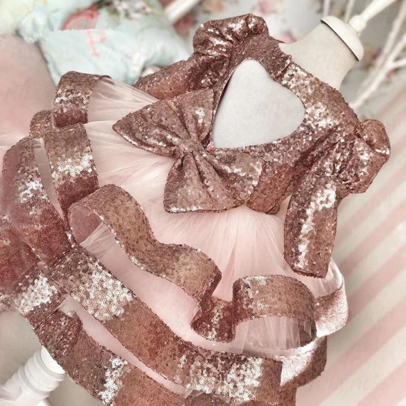 GIRLS DRESS BABY GIRLS BIRTHDAY PARTY DRESS TUTU BABY BIRTHDAY PARTY DRESS GIRLS TILE SKIRT SUIT DRE