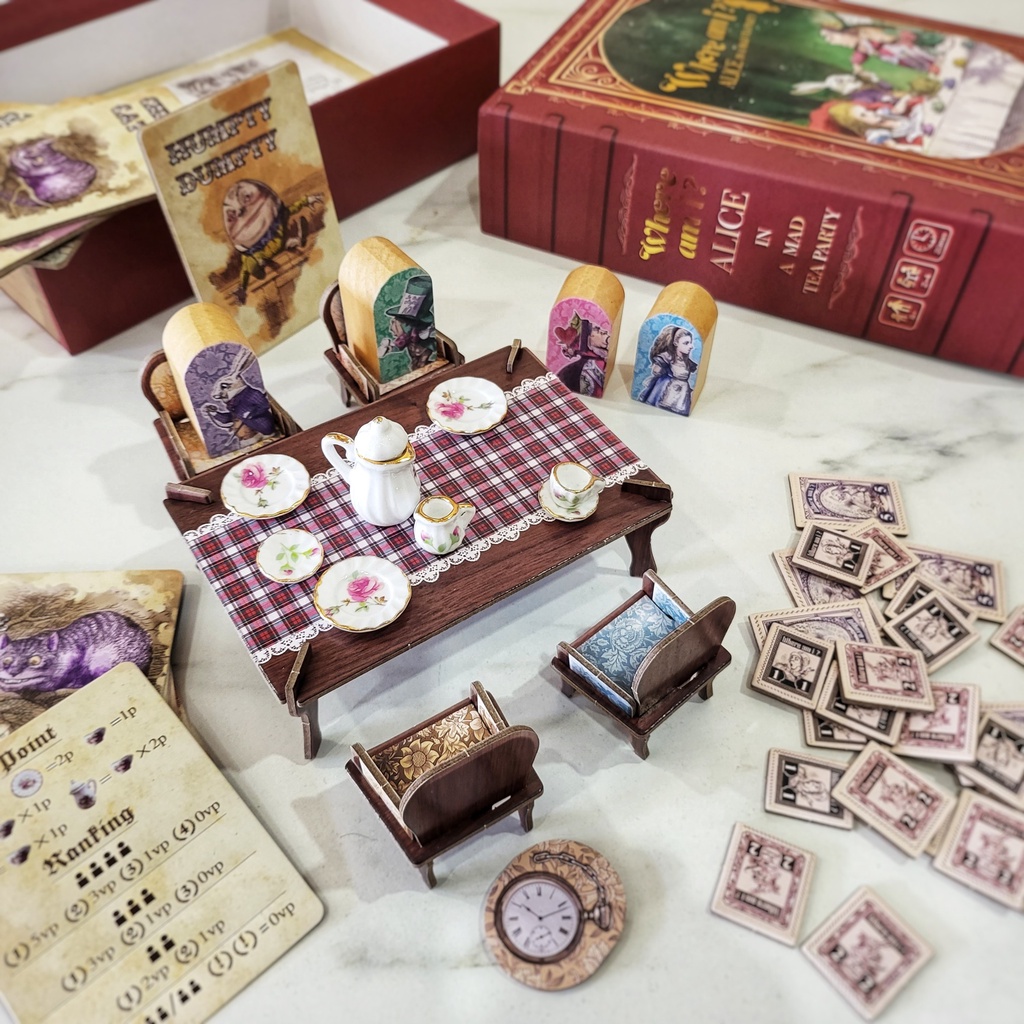 Where am i ? Alice in a Mad Tea Party Board Game (ภาษาไทย) [G(30)]