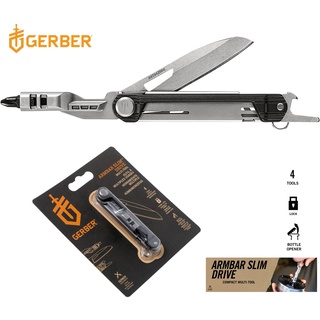 เครื่องมือเอนกประสงค์ ไขควง+มีด Gerber Armbar Slim Drive,Onyx Black 31-003838