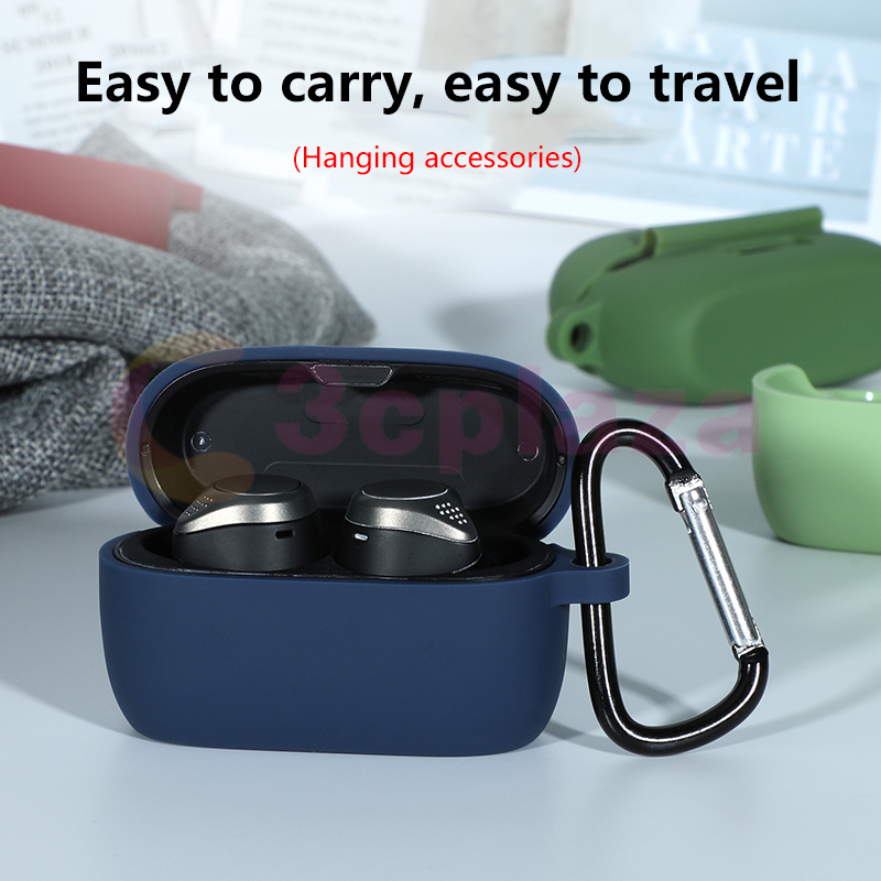3C JA00 Earphone Cases for Jabra Elite 65T Charging box Soft Silicone Anti-slip protective