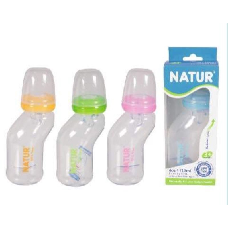 Natur ขวดนมสุขภาพพร้อมจุกนม