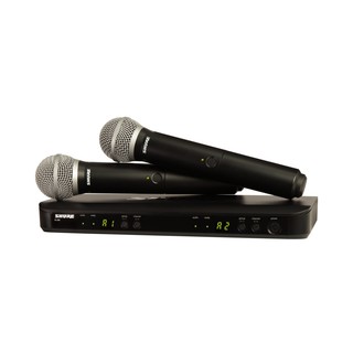 ไมโครโฟนไร้สาน Wireless Microphone SHURE SVX288/PG58 ไมค์ลอยคู่  ของแท้ UHF