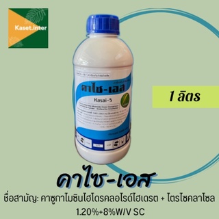 คาไซ-เอส (คาซูกาไมซินไฮโดรคลอไรด์ ไฮเดรต + ไตรไซคลาโซล) ดูดซึมเร็ว จัดการโรคใบไหม้ โรคไหม้จากเชื้อราในข้าว โรคเน่าคอรว