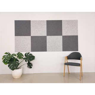 แผ่นอะคูสติก แผ่นซับเสียงตกแต่งผนัง acoustic panel รีไซเคิลจากขวดน้ำ FE-felt รุ่น GEO-L