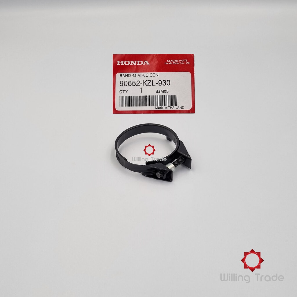 0463_HO. เข็มขัดรัดคอท่ออากาศ (42) (B273) HONDA: (90652-KZL-930) SCOOPY-I และรุ่นอื่น [แท้ศูนย์ 100%