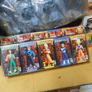 RARE BANPRESTO DRAGONBALL ACTION FIGURE SET OF 5 เวจิต้า ทรั๊งซ์ โงกุนเซย่า เทนชินฮัง คุริริน