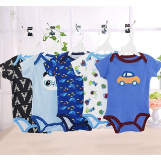 5 ชิ้น / Set ชุดทารก เด็กแรกเกิด เสื้อผ้า Cotton 100% Baby Romper อายุ 3-6 เดือน  High quality newborn!!!!