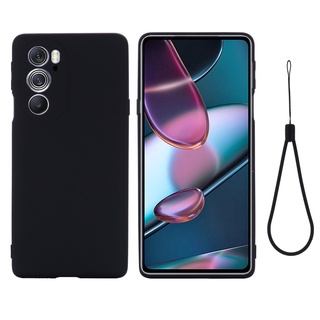 เคสซิลิโคนนิ่ม กันกระแทก พร้อมสายคล้อง สําหรับ Motorola MOTO Edge 30 30 Pro