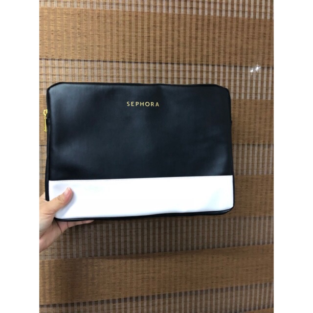 Sephora labtop bag แบบหนัง พร้อมส่ง  เลื่อนดูรูปเพิ่ม