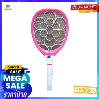 ไม้ช็อตยุงหน้าดอกไม้ 9 นิ้ว YAGE TECSTARELECTRIC MOSQUITO SWATTER YAGE TECSTAR 9-INCH