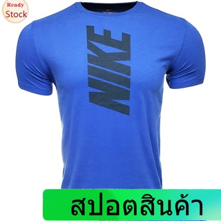 NIKEกัปปะเสื้อยืดยอดนิยม Nike Mens T-Shirt Cotton/Polyester Blend Training NIKE Short sleeve T-shirts