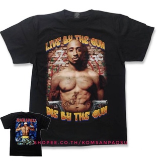 เสื้อยืด 2pac tupac makaveli raptee hiphop เสื้อ tupac