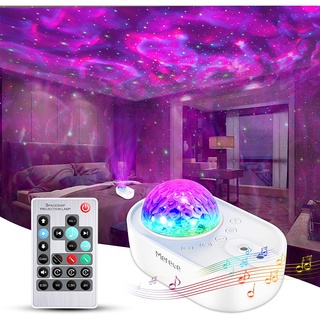 Starry Night Light โปรเจคเตอร์ยานอวกาศ Light Galaxy ไฟ Led ลำโพงบลูทูธห้องนอนเด็ก Home Party Decoration