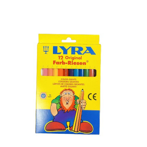 Lyra Giant Farb-Riesen Color Pencil - 6/12 คละสี