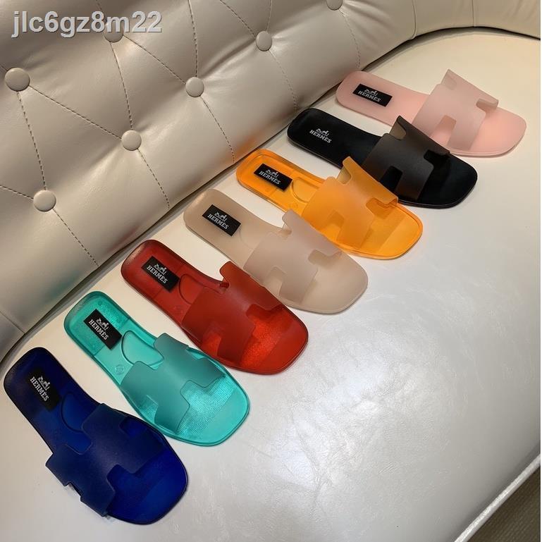 Hermes ladies online slippers