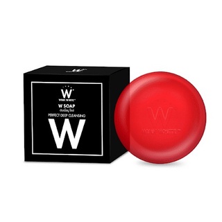 (40g.) W SOAP สบู่ดับเบิ้ลยู  กล่องดำ