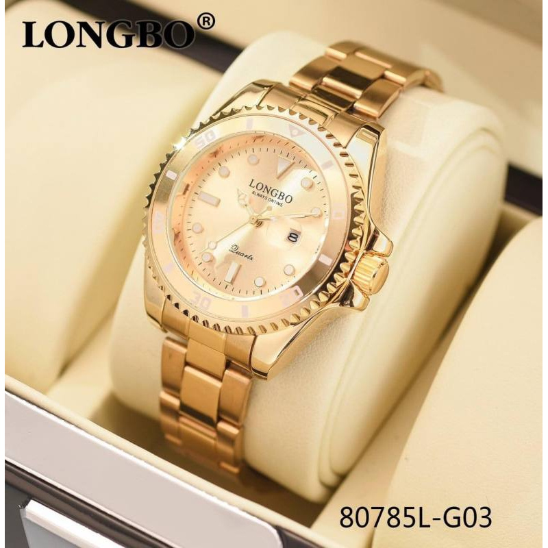[ลด100฿โค้ดMOBISHVS145]นาฬิกา LONGBO ของแท้ 100% รุ่น 80303 สายสแตนเลส พร้อมกล่องแบรนด์ นาฬิกาผู้หญิง นาฬิกาแฟชั่น นาฬิก