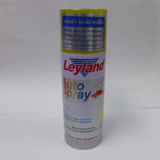 Leyland auto spray สีสเปรย์ใส สีทอง (P-9) GOLD แคนดี้โทน เนื้อสีใส แสงผ่านได้ แห้งเร็ว เนื้อสีใส