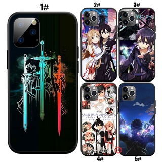 เคสโทรศัพท์มือถือแบบนิ่ม ลาย Sword Art Online CY87 สําหรับ iPhone 5 5S 6 6S 7 8 11 Pro Max Plus SE XR