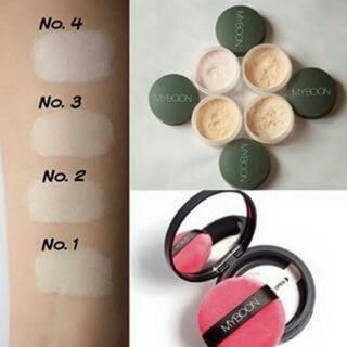 แป้งฝุ่น Myboon Loose Powder Setting Powder 